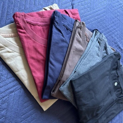 Kit 7 Camisetas Básicas Algodão Premium Masculina