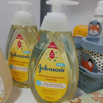 Sabonete Líquido Glicerina Camomila JOHNSON’S Baby, 400mL