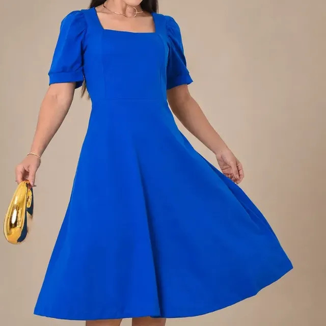 Vestido Feminino Rodado Moda Evangêlica Ccb Casual Conforto — review