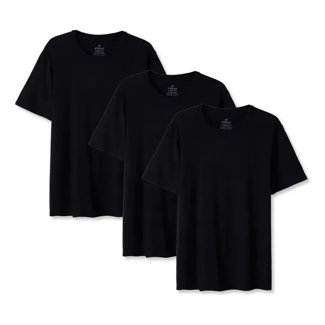 Kit 3 Daily T-shirt Feminino - Conjunto de camisetas para uso diário