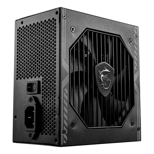 Fonte MSI MAG 650W 80 Plus Bronze A650BNL Preto — potência com PFC ativo