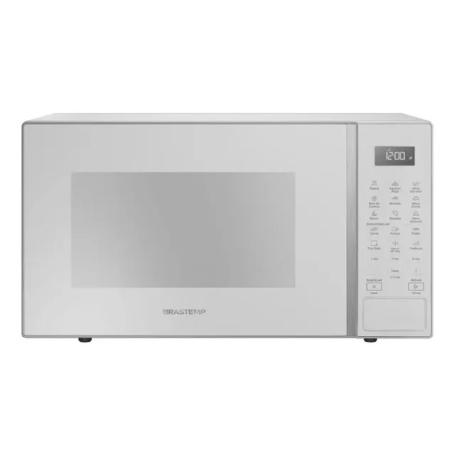 Micro-ondas Brastemp 32L Branco com Menu Gourmet - BMS46AB: capacidade e recursos práticos