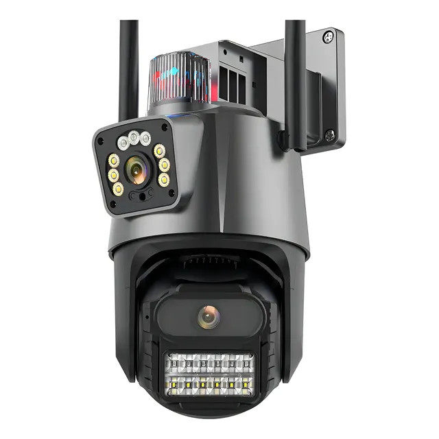 Câmera de Segurança IP WiFi JL Protec IPSky2 — Lente Dupla 6MP