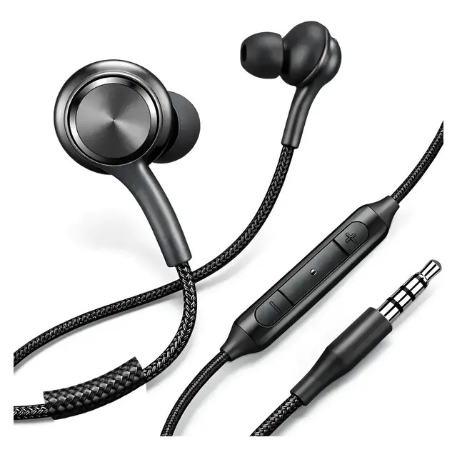 Fone De Ouvido P2 Microfone E Controle Com Fio Nylon Reforçado Para Celular, Notebook, Pc E Smartphone Cor Preto — Review