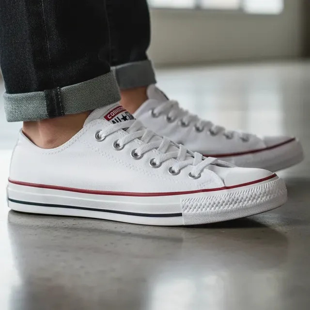 Tênis Chuck Taylor Cano Curto All Star Converse Branco/branco/marinho Liso 39 BR — Review