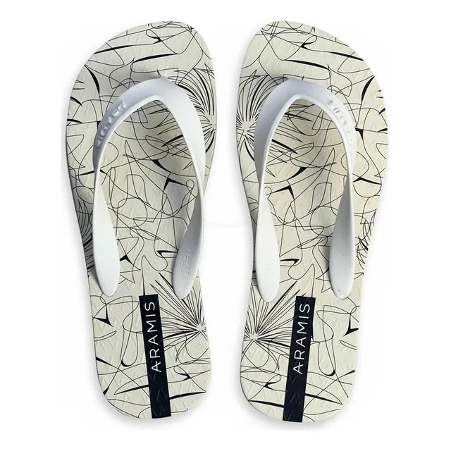 Chinelo Sandália Aramis Masculino Conforto Casual Branco 87 Liso — Review