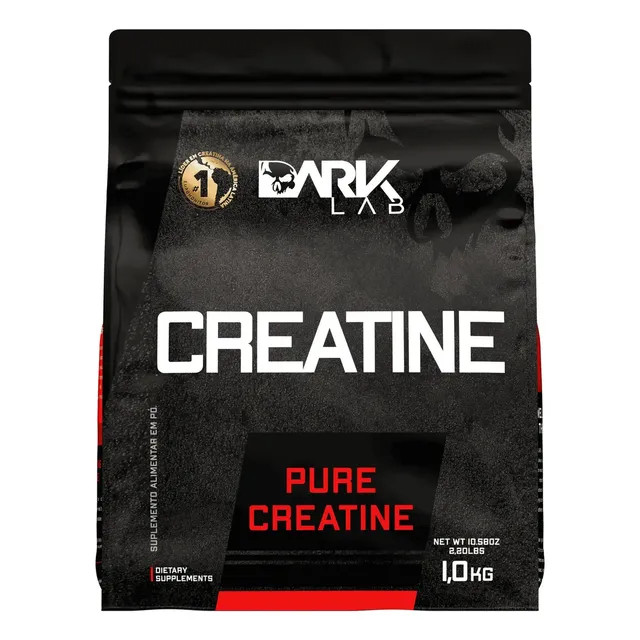Creatina Monohidratada Dark Lab 1kg (100%) — pureza e quantidade para suplementação