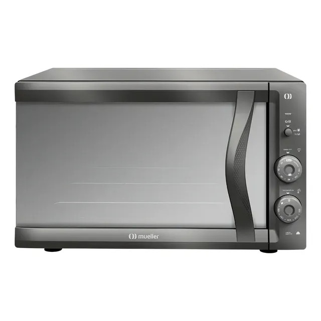 Forno Elétrico de Bancada Mueller Mfb50f Espelhado 50L (Cor Cinza, Vidro Duplo)