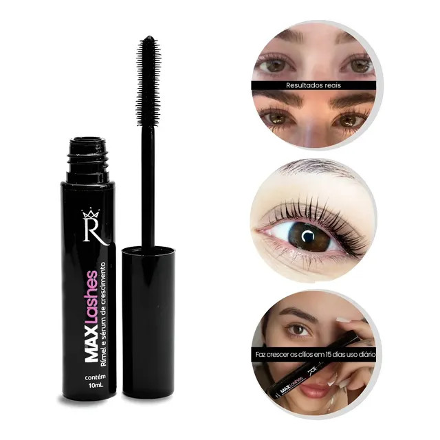 Max Lashes 2em1 Sérum De Tratamento E Rimel Preto — tratamento e maquiagem em um só