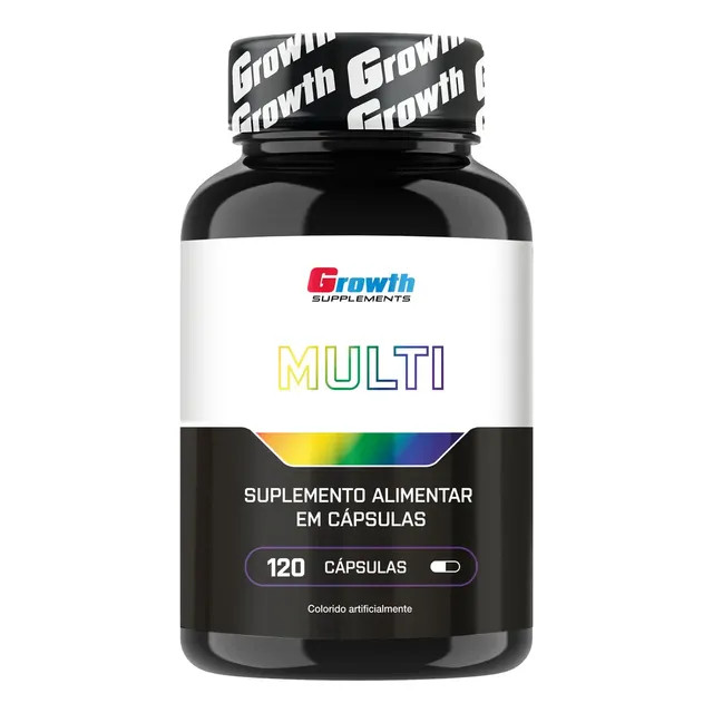 Multivitamínico Growth Supplements em cápsula Sem sabor x 100g de 120 un — review
