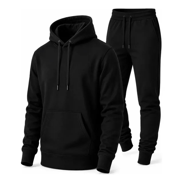 Conjunto Calça E Blusa De Moletom Liso Masculino Unissex Gg Preto — Review