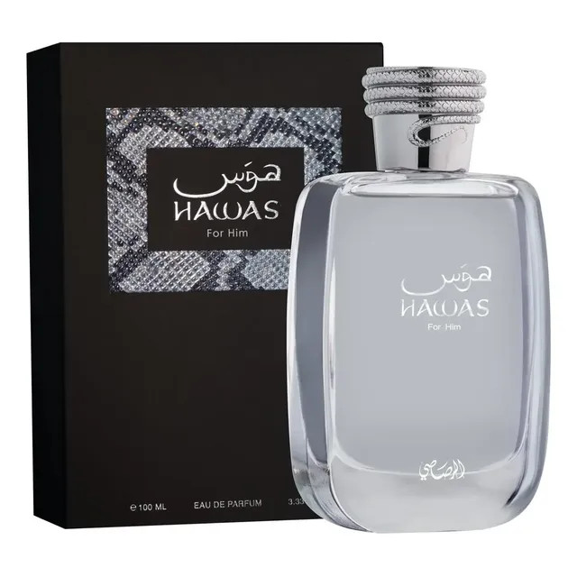 Perfume Hawas For Him Rasasi EDP 100ml — original e lacrado