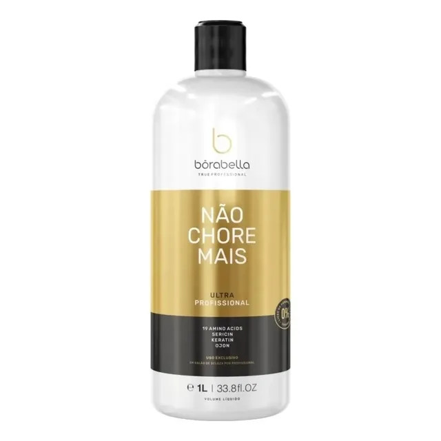 Borabella Não Chore Mais antifrizz 1L — controle do frizz em embalagem de litro