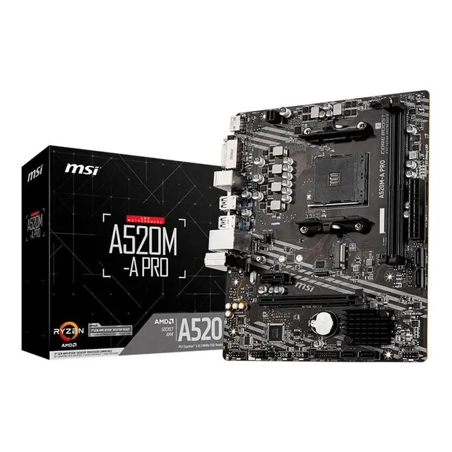 Placa-mãe MSI A520M-A PRO AM4 mATX DDR4 — review