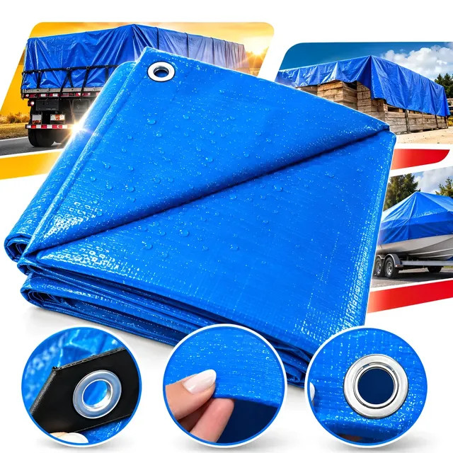 Lona 4x4m 120 Micra De Polietileno Reforçada Cobertura Azul — Review