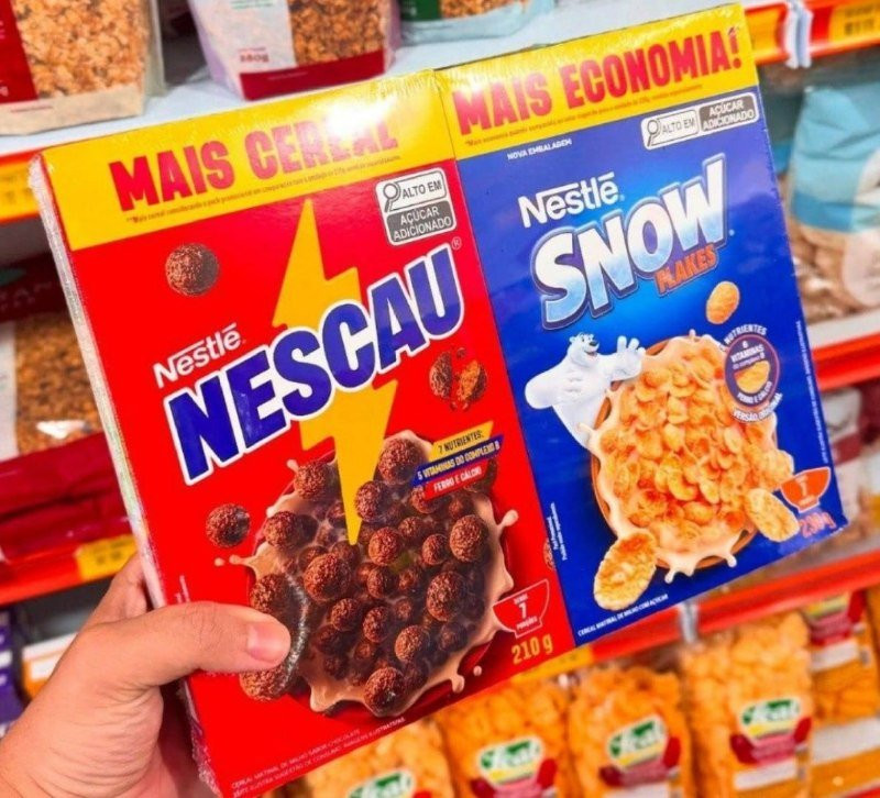 Kit Cereal Matinal Chocolate Nescau 210g + Snow Flakes 230g