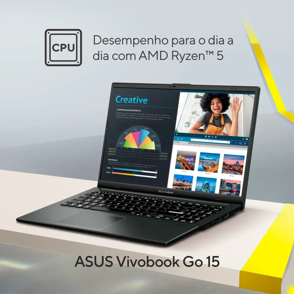 ASUS Vivobook Go 15 Ryzen 5 7520U 8GB 256GB