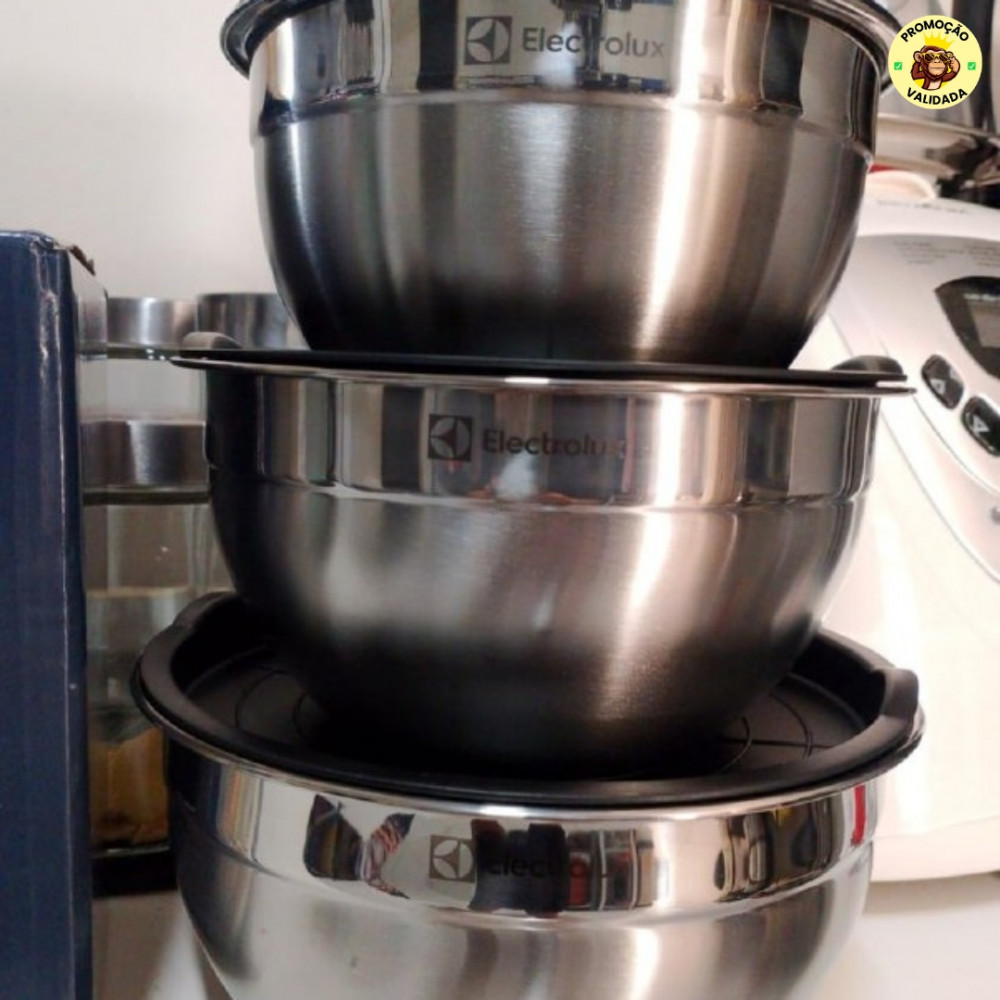 Conjunto de Bowls Tigelas de Inox