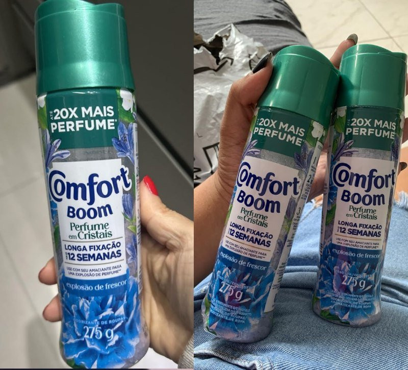 Comfort Boom Perfume em Cristais Explosão de Frescor 275g