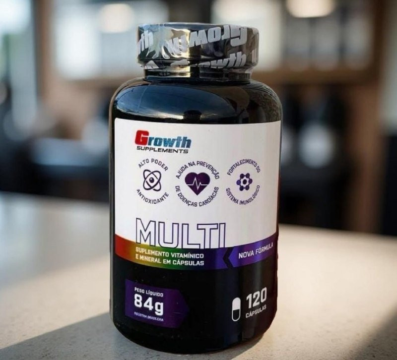 Multivitamínico 120 Cáps Growth Supplements