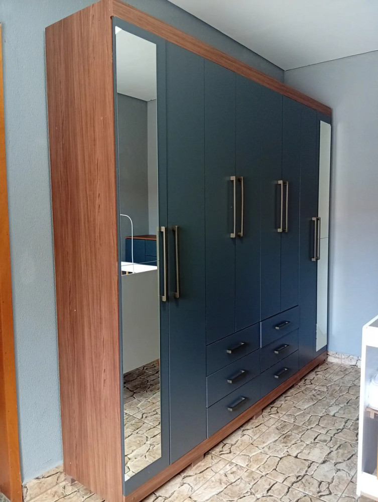 Guarda Roupa Casal 8 Portas 6 Gavetas