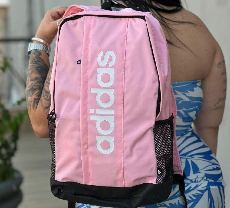 Mochila Linear Rosa Adidas