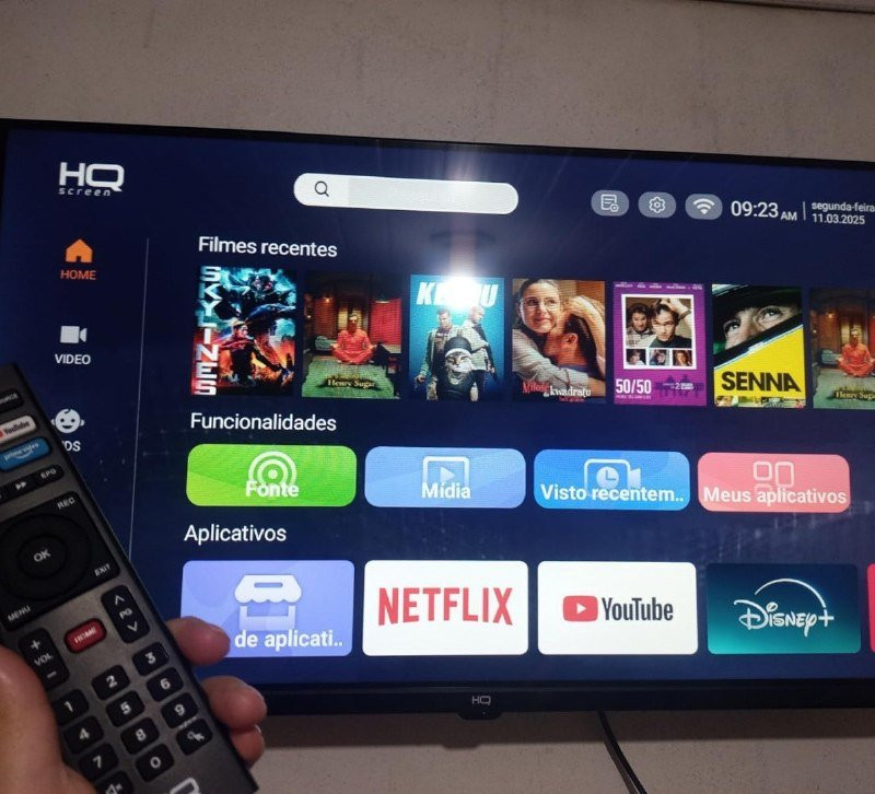 📺 Smart TV HQ 32 HD Tela sem Bordas Androind