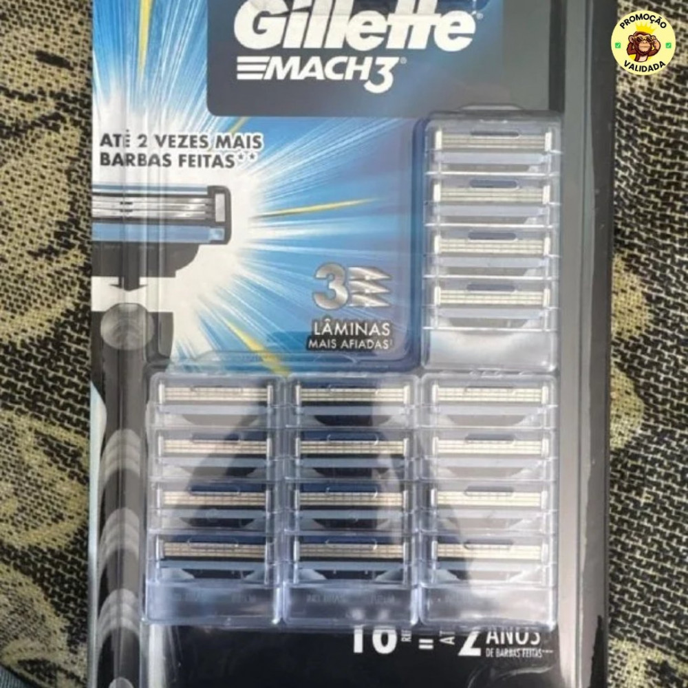 Gillette Mach3 Carga para Aparelho de Barbear