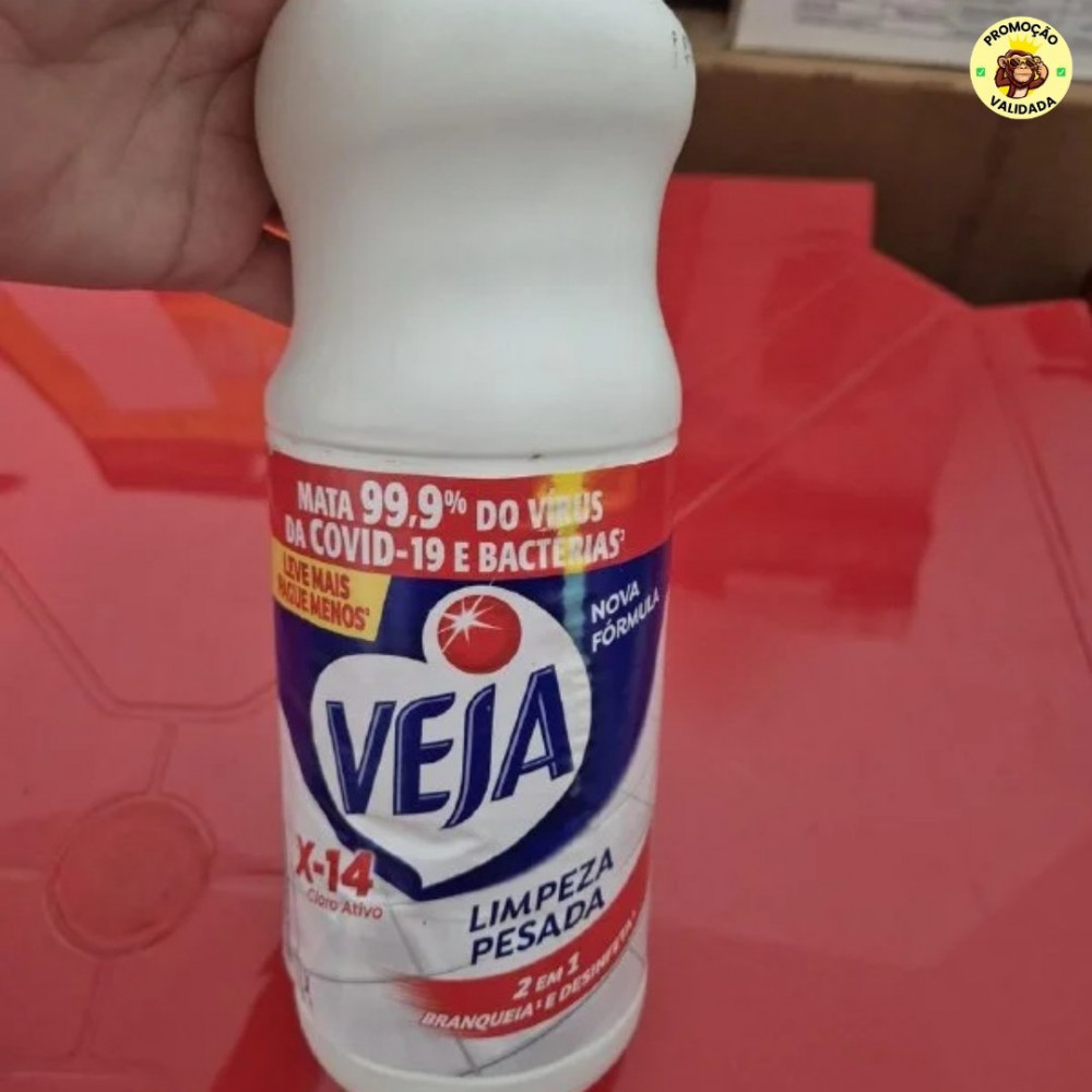 Limpador para Limpeza Pesada Cloro Ativo 2 em 1 - 1L