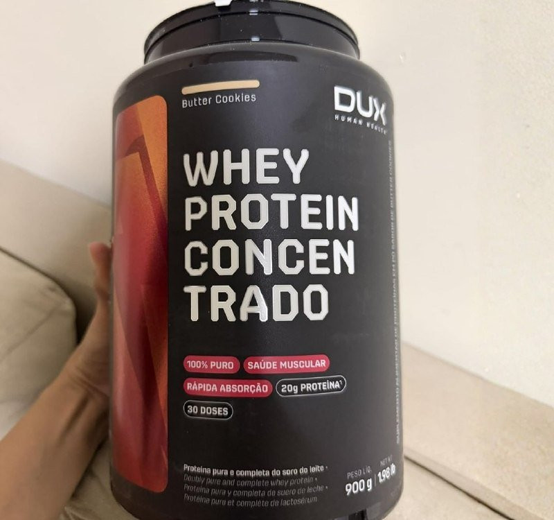 Whey Protein Concentrado 900g Butter Cookies - Dux Human Health