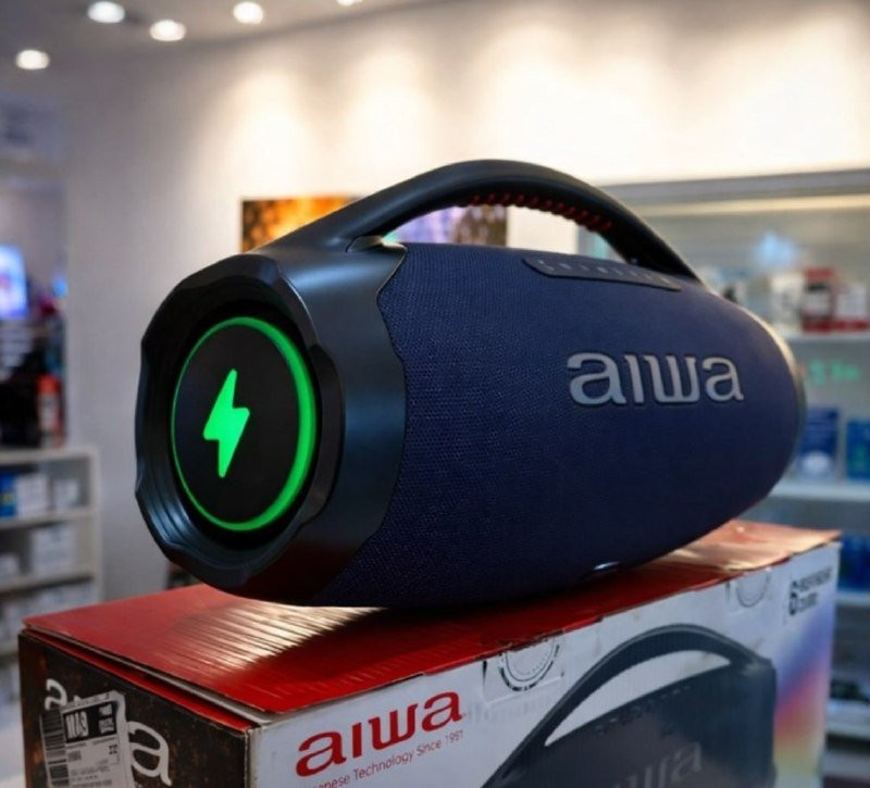 Caixa de Som Boombox Plus AIWA Azul