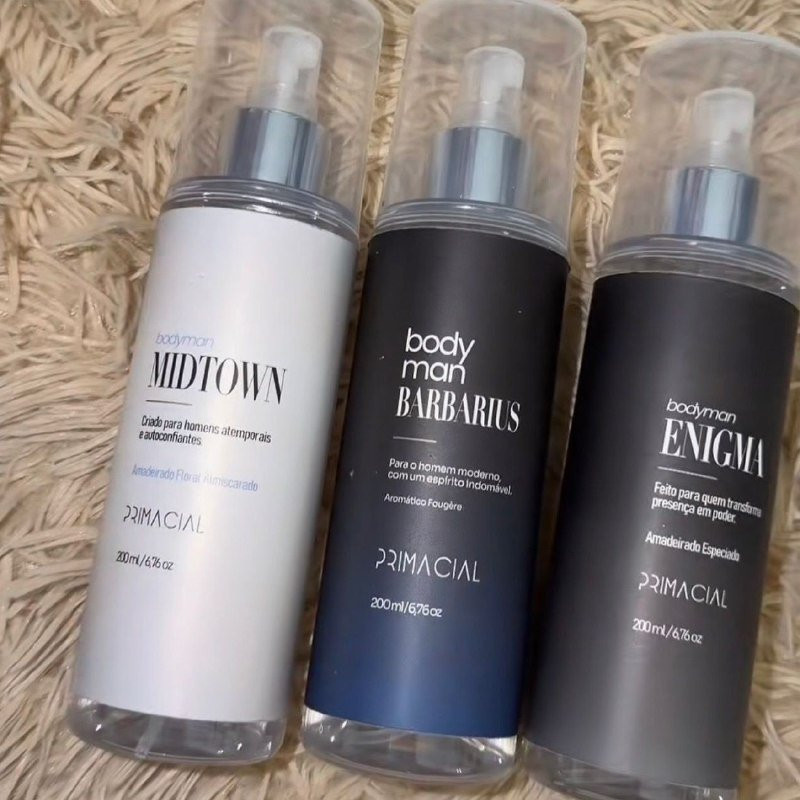 Body Splash Kit Body Splash Barbarius + Enigma + Midtown 200ml