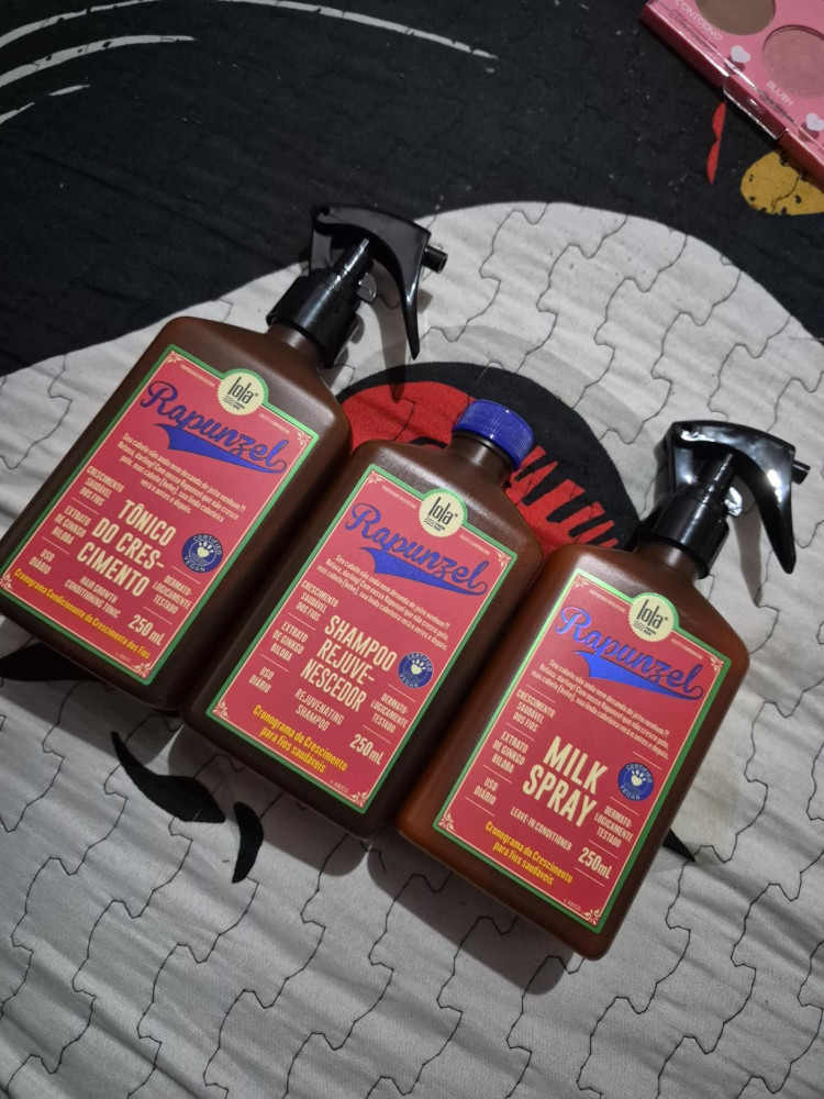 Kit Rapunzel Shampoo, Tônico e Milk Spray