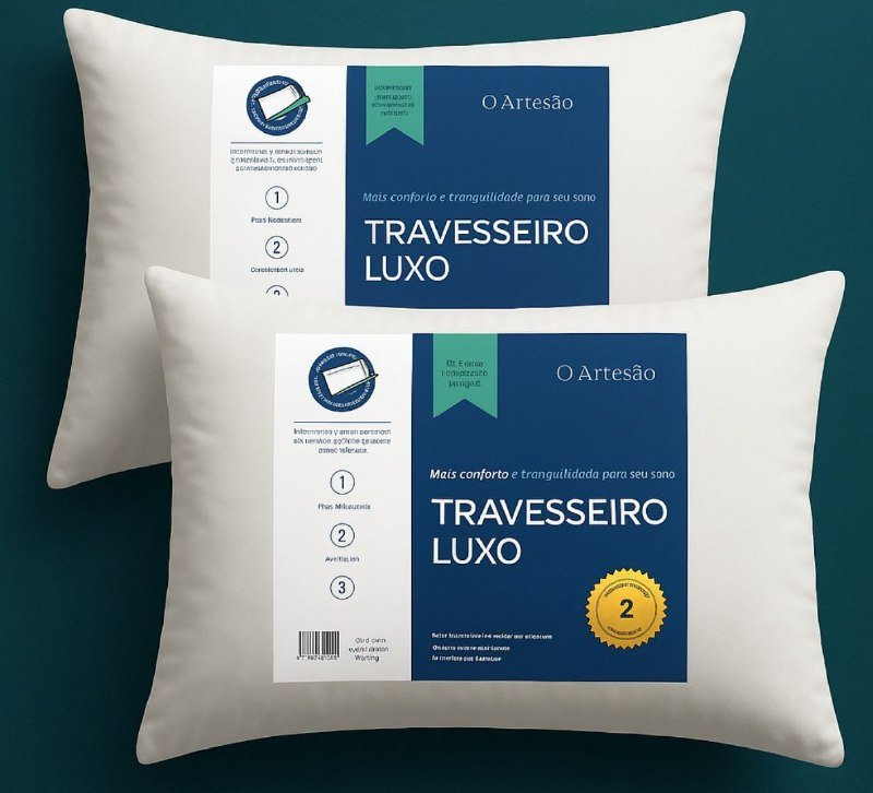 Kit 2 Travesseiro Antialérgico 50x70