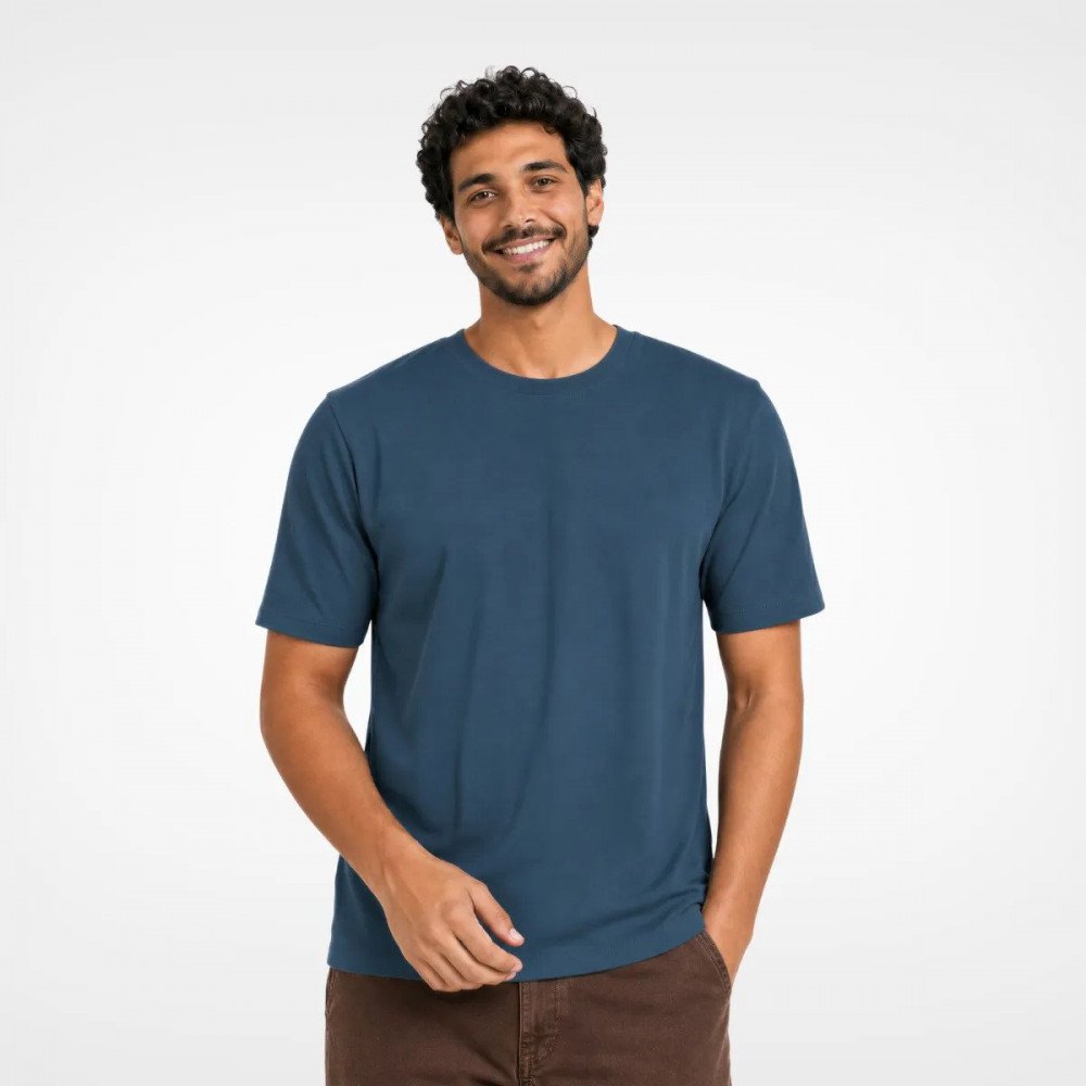 Camiseta Básica de Algodão Paleta Campestre