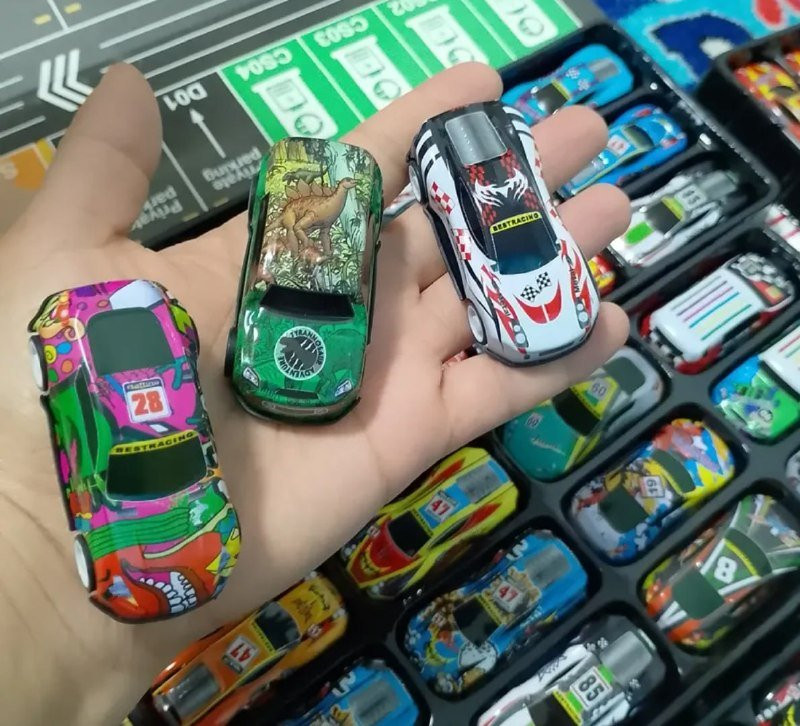 Maleta 48 Carrinhos + Tapete Pista 40x60 - Super Brasileirinho