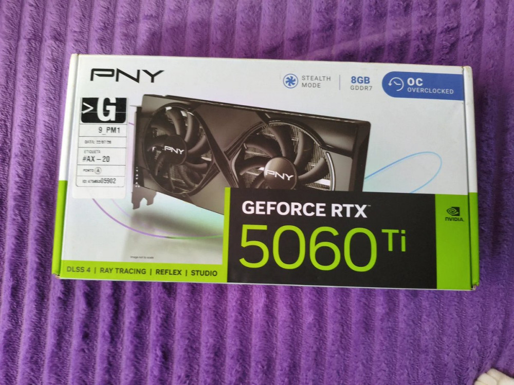 Placa de Video RTX 5060Ti 8GB GDDR7