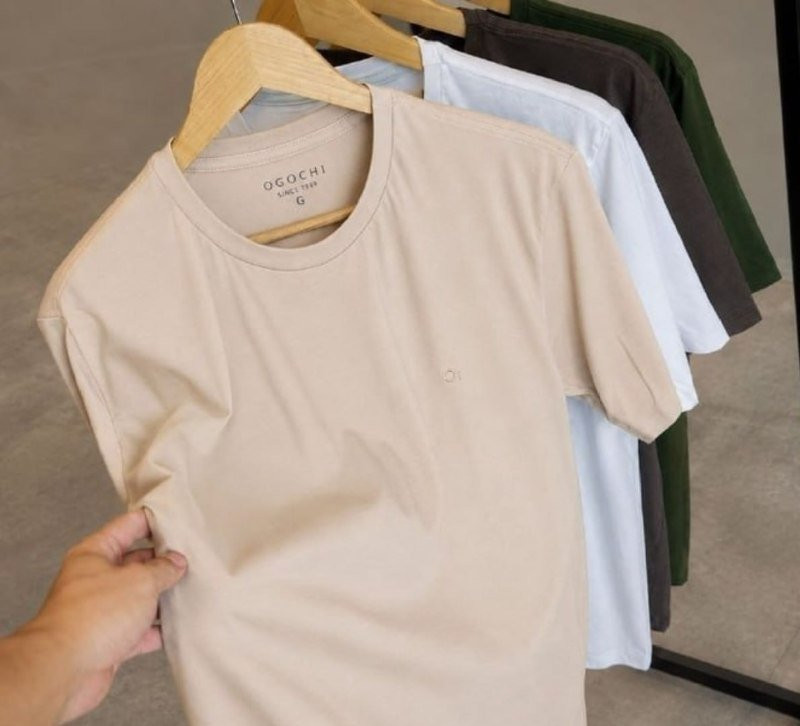 Camiseta Ogochi Básica Algodão