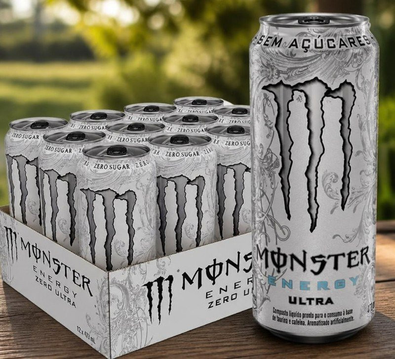 Kit Com 6 Energético Monster Ultra Lata 473ml