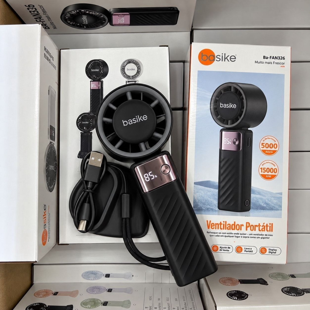 Mini Ventilador Portátil USB Recarregável 199