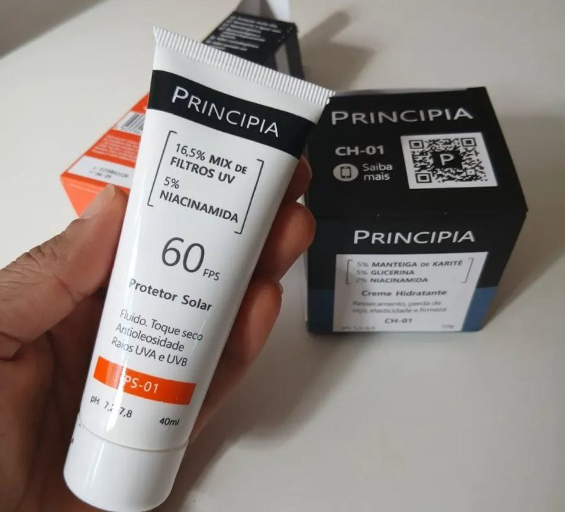Principia Kit Hidratação E Proteção Facial Ch-o1 + Ps-01