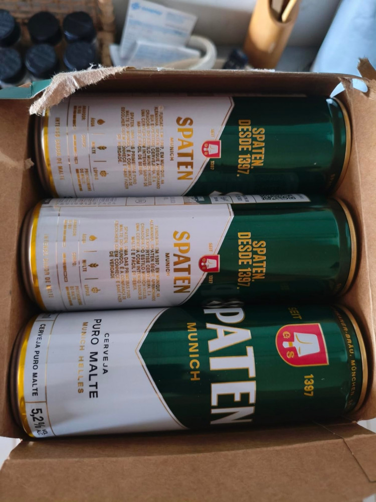 Pack Cerveja Spaten Puro Malte 350ml Lata 12 Unidades