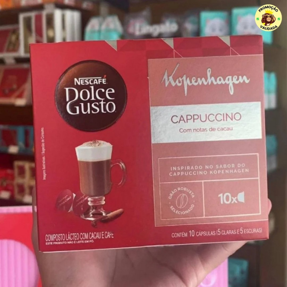Cappuccino em Cápsula Kopenhagen Nescafé Dolce Gusto