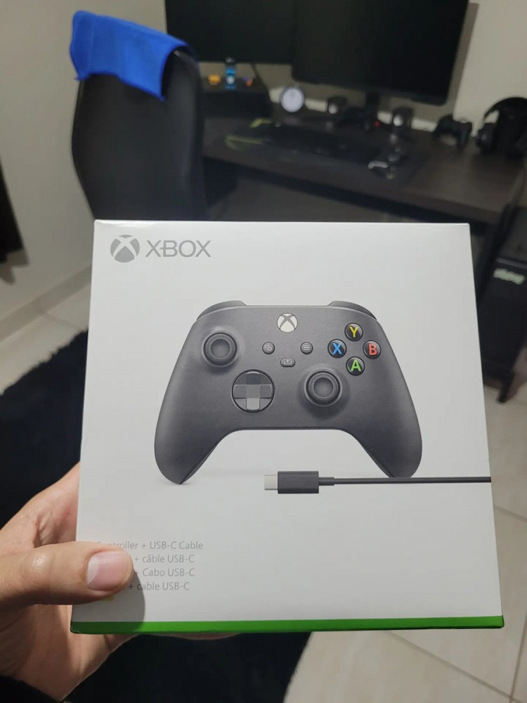 Controle Sem Fio Xbox Series X|S Carbon Black