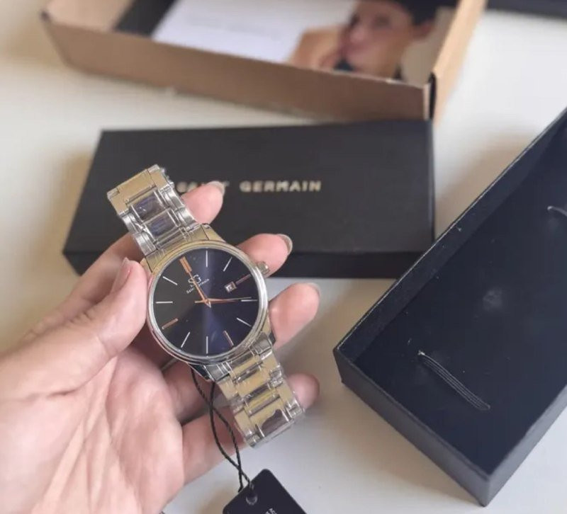 Relógio Clássico Bisel Saint Germain 42mm