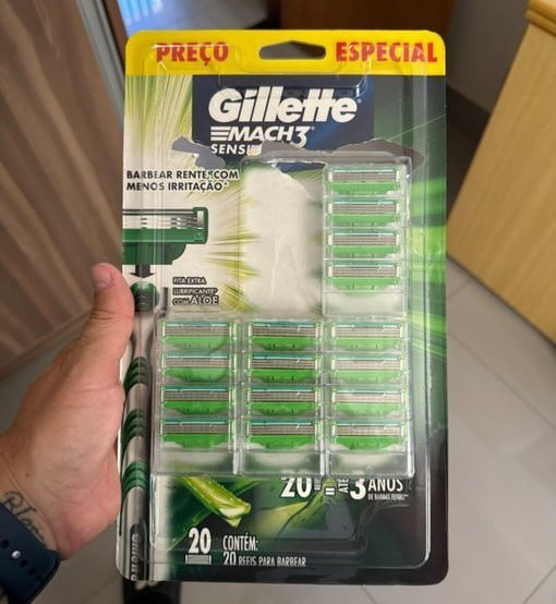 Gillette Mach3 Sensitive - 20 unidades