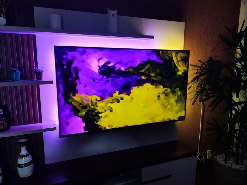 TV VAGALUME Smart TV Ambilight 55 4K, PHILIPS