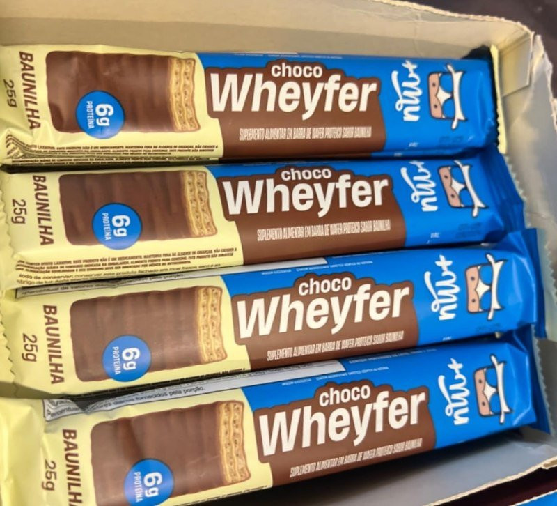 Mu Chocowheyfer Proteico Sabor Baunilha 12 unidades 300g