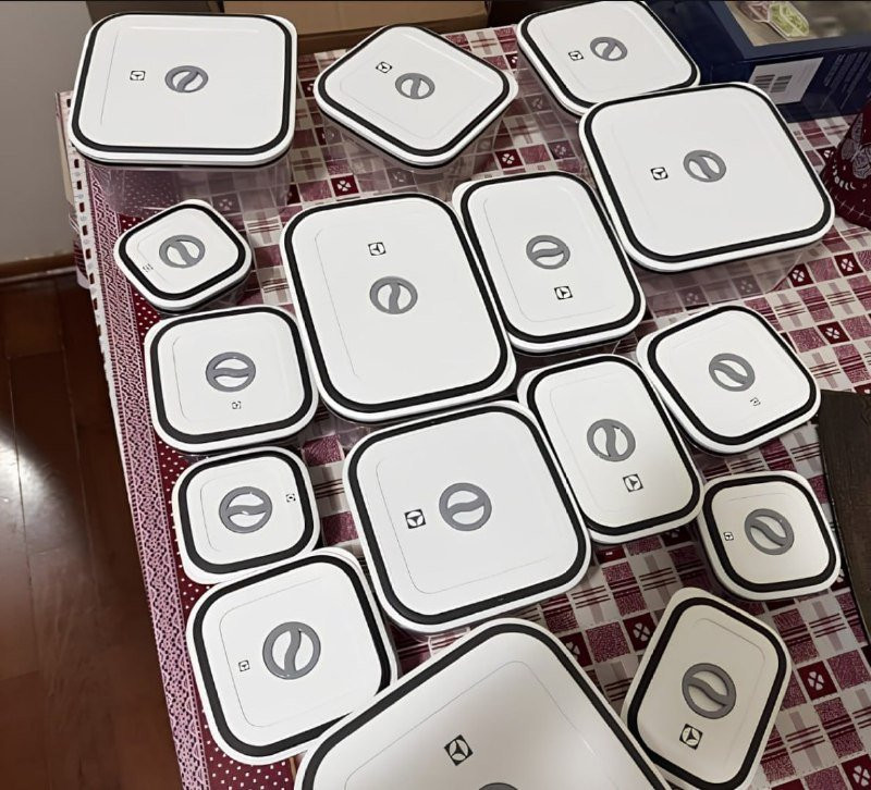 Kit 16 Potes Herméticos Plástico Multiuso Electrolux