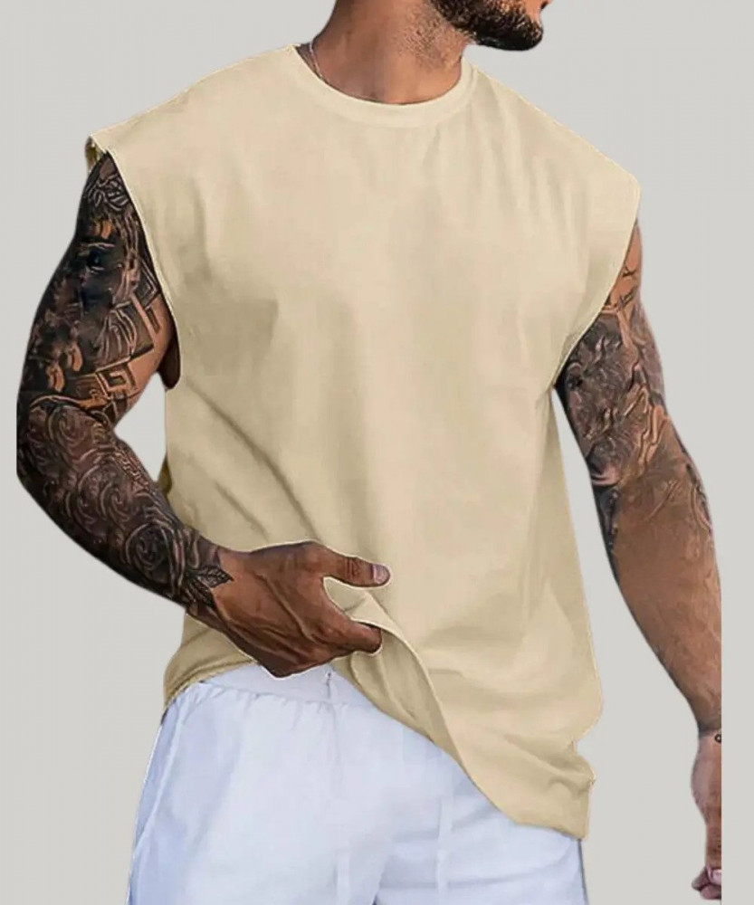 Kit 3 Camisetas Regata Alongada Oversized
